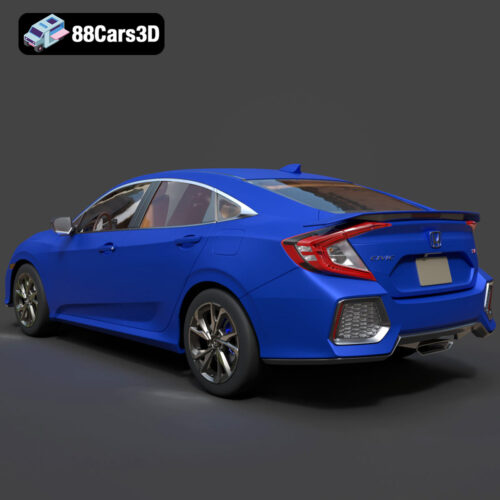 Honda Civic Si Sedan 2017 3D Model