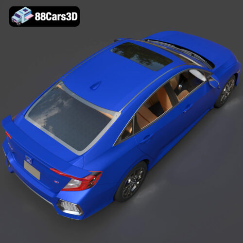 Honda Civic Si Sedan 2017 3D Model