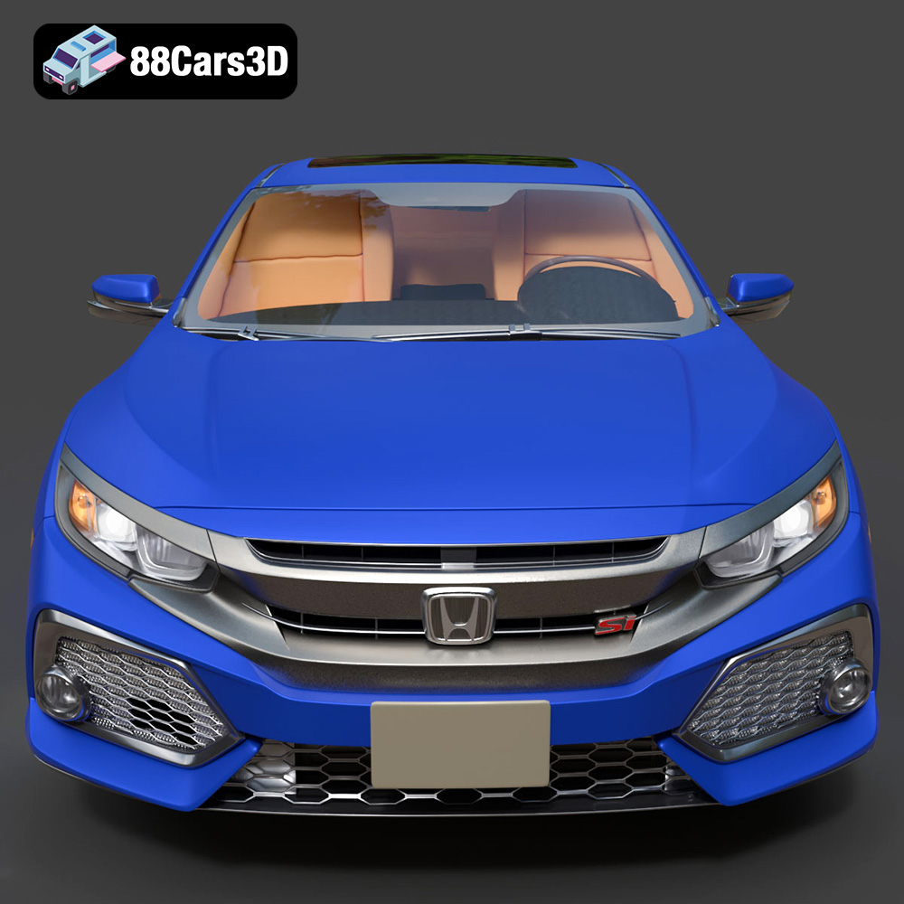 Honda Civic Si Sedan 2017 3D Model