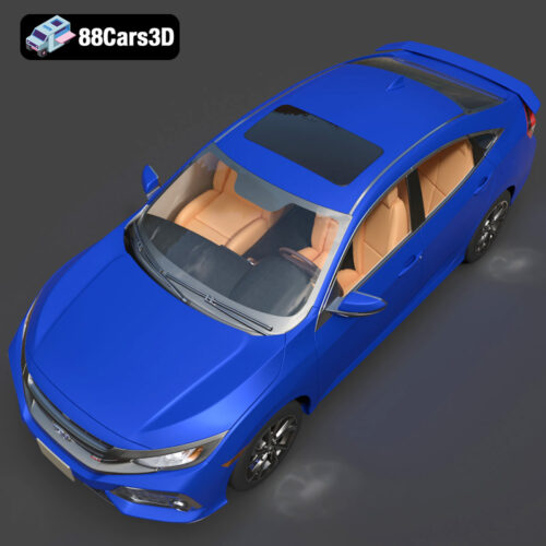 Honda Civic Si Sedan 2017 3D Model