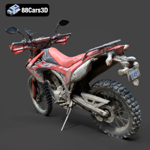 Honda Motorcycle-001 3D Model