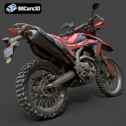 Honda Motorcycle-001 3D Model