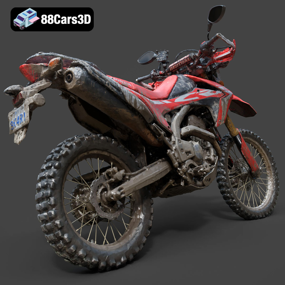 Honda Motorcycle-001 3D Model
