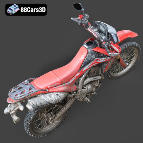 Honda Motorcycle-001 3D Model