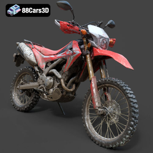 Honda Motorcycle-001 3D Model