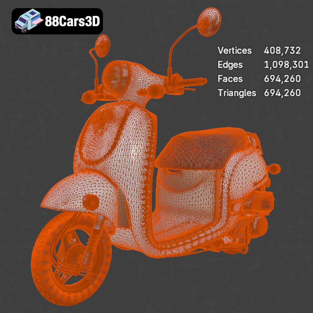 Honda Metropolitan 2013 3D Model
