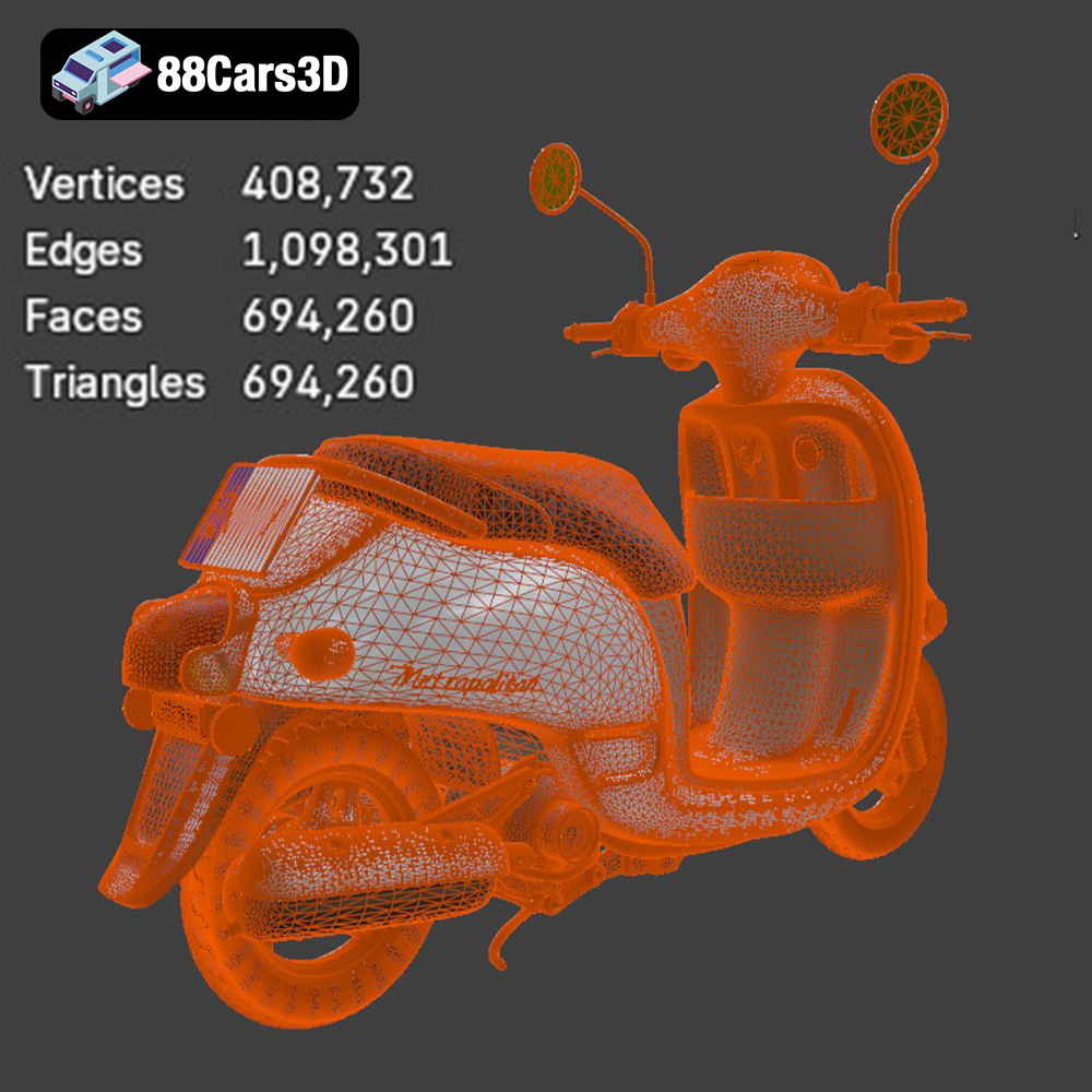 Honda Metropolitan 2013 3D Model