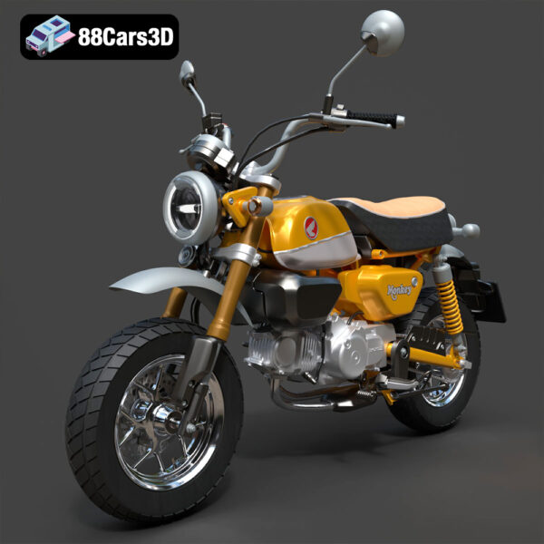 Honda Monkey 125 2019 3D Model