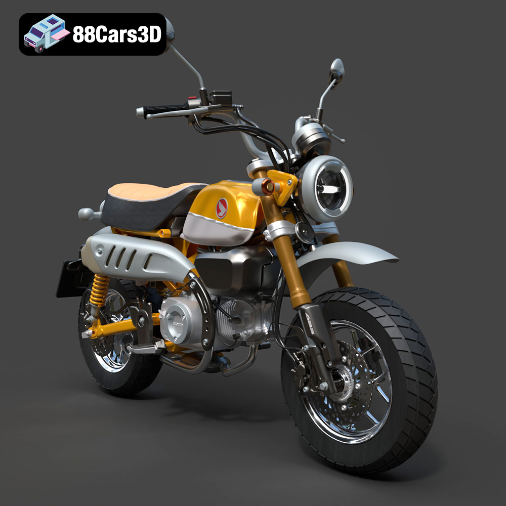 Honda Monkey 125 2019 3D Model