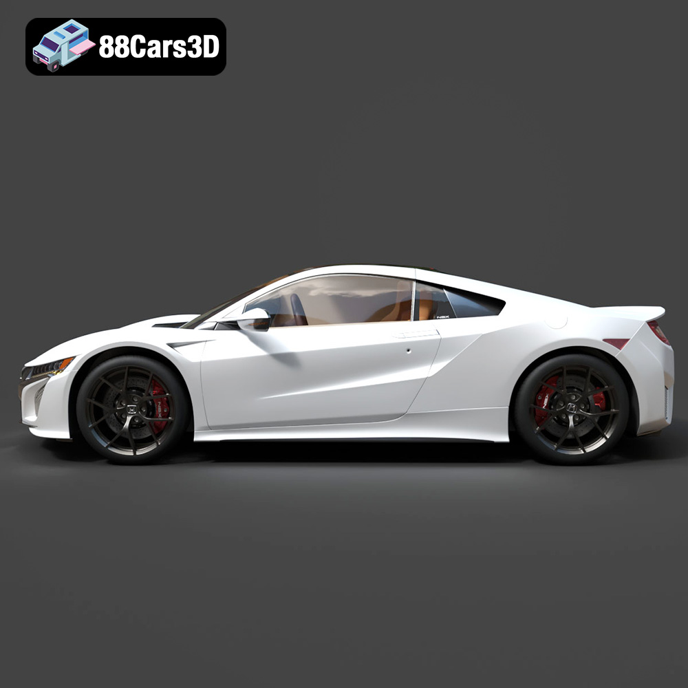 Honda NSX 2017 3D Model