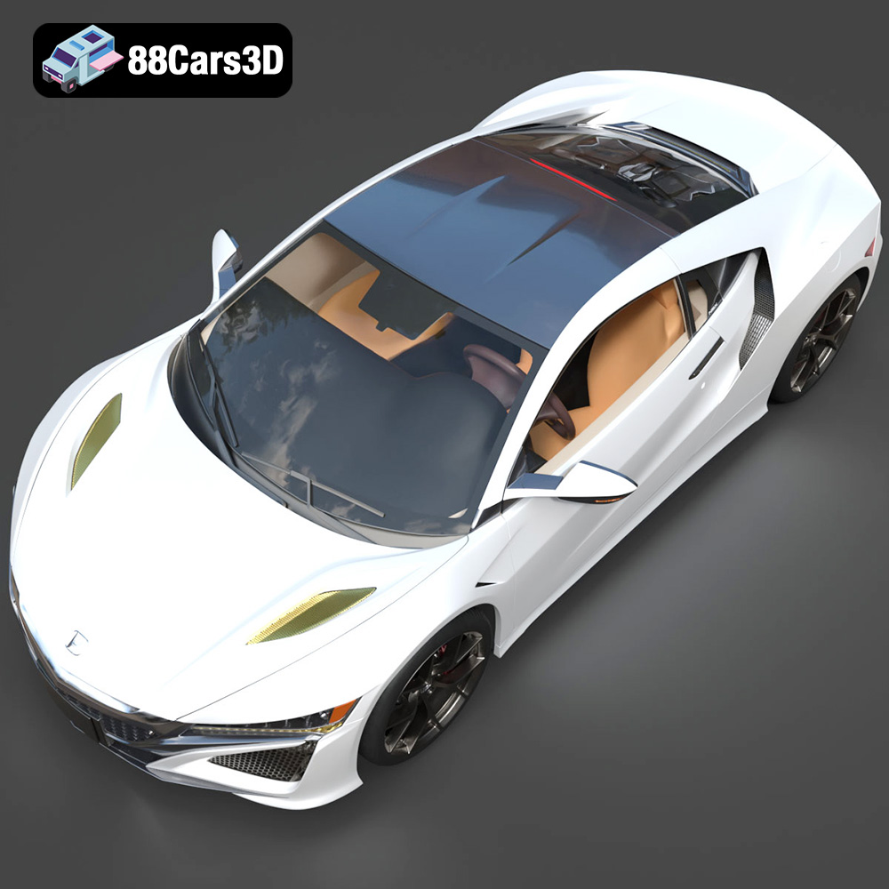 Honda NSX 2017 3D Model