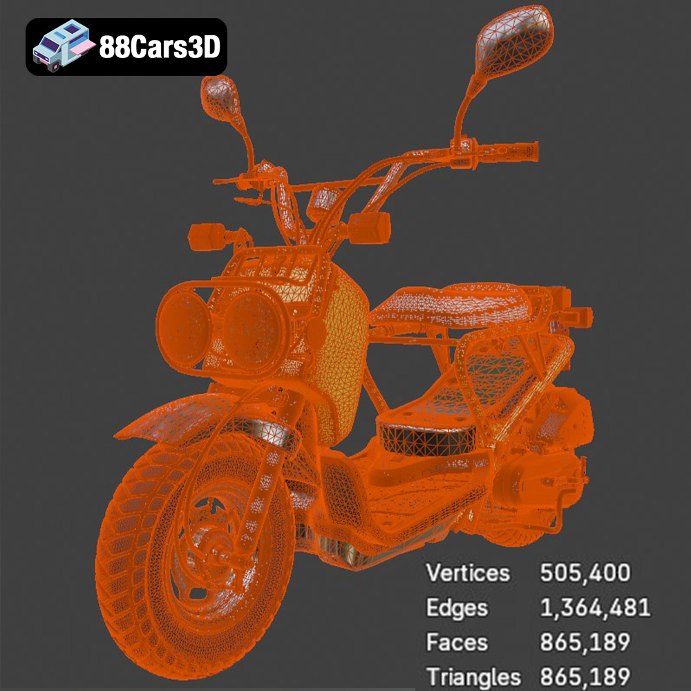 Honda Zoomer 50 2005 3D Model