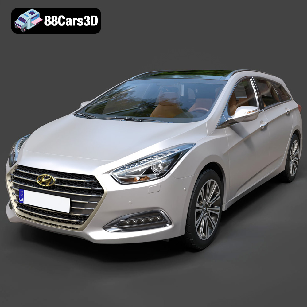 Hyundai i40 Wagon 2015 3D Model