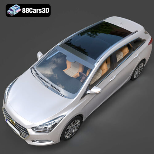 Hyundai i40 Wagon 2015 3D Model