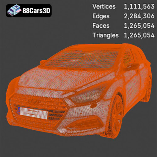 Hyundai i40 Wagon 2015 3D Model