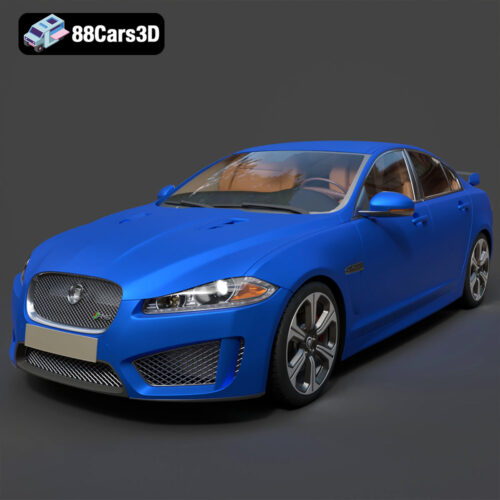 Jaguar XFR-S 2014 3D Model