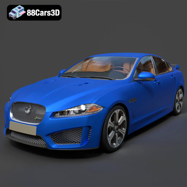 Jaguar XFR-S 2014 3D Model