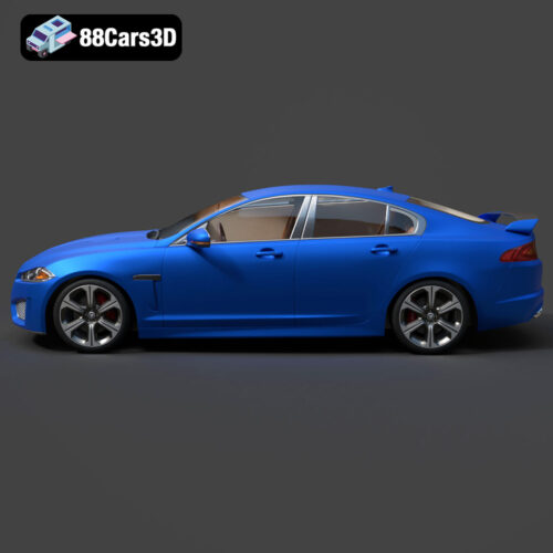 Jaguar XFR-S 2014 3D Model