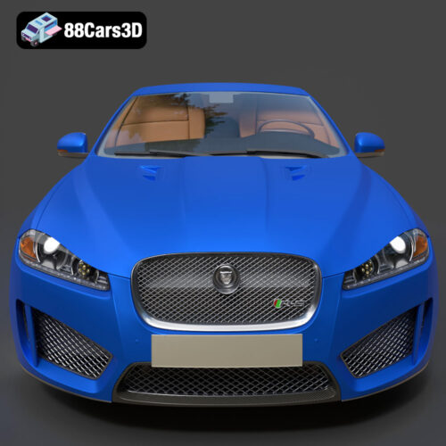 Jaguar XFR-S 2014 3D Model