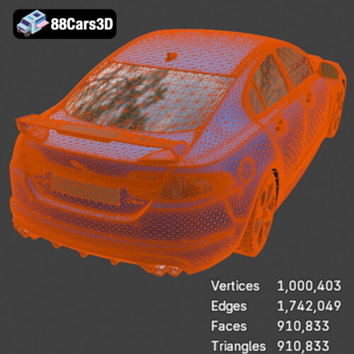 Jaguar XFR-S 2014 3D Model