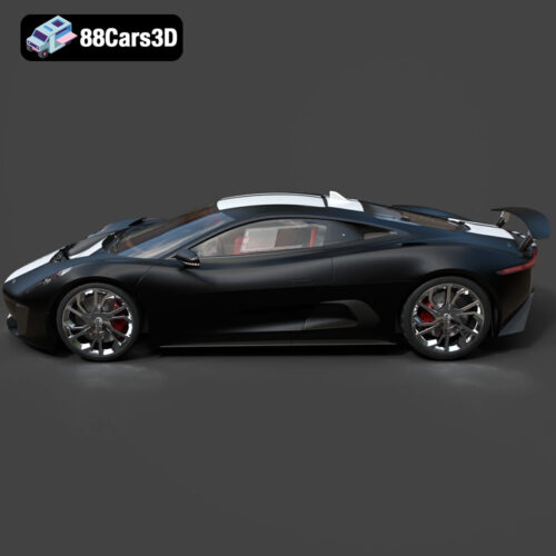 Jaguar C-X75 2014 3D Model