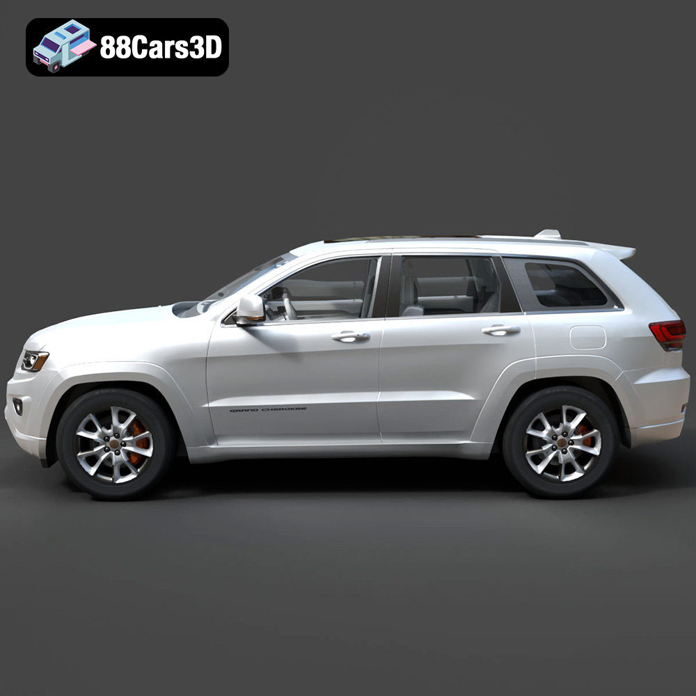 Jeep Grand Cherokee Limited 2017 3D Model