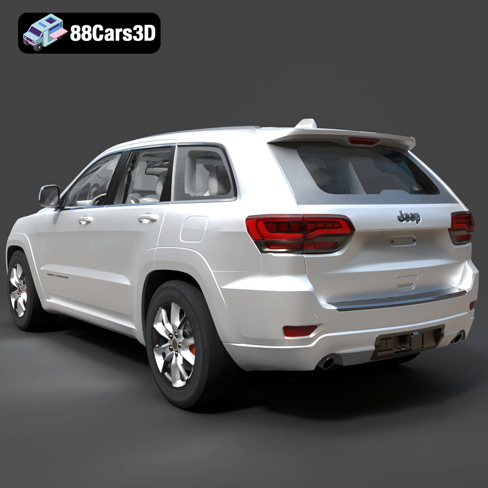 Jeep Grand Cherokee Limited 2017 3D Model
