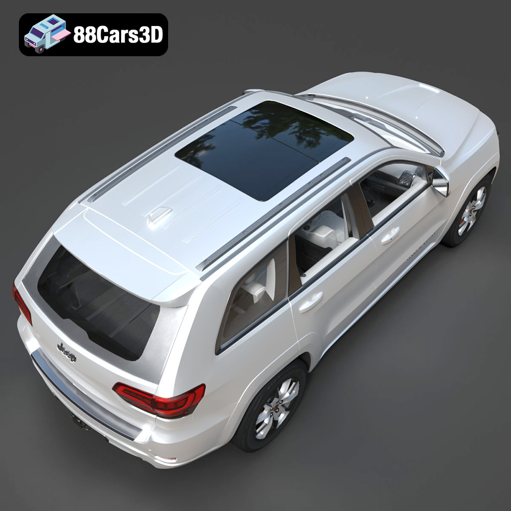 Jeep Grand Cherokee Limited 2017 3D Model