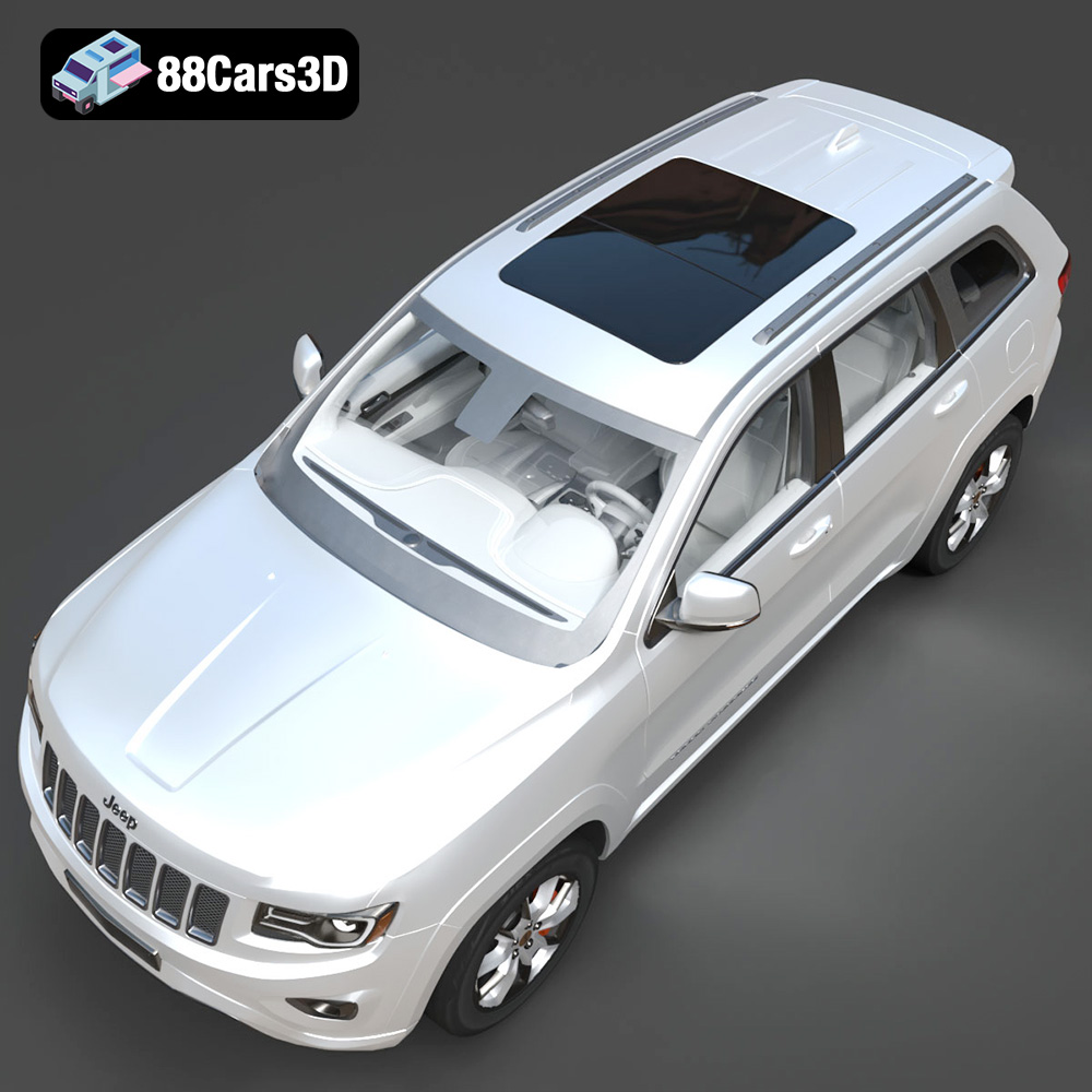 Jeep Grand Cherokee Limited 2017 3D Model