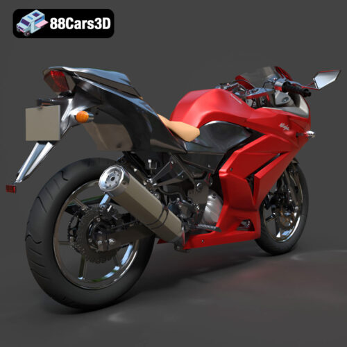 Kawasaki Ninja 3D Model