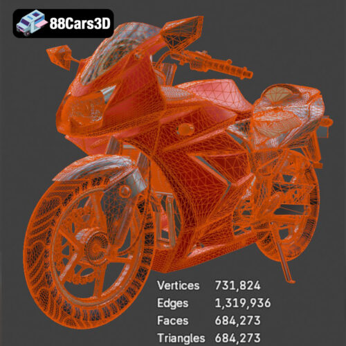 Kawasaki Ninja 3D Model