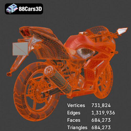 Kawasaki Ninja 3D Model