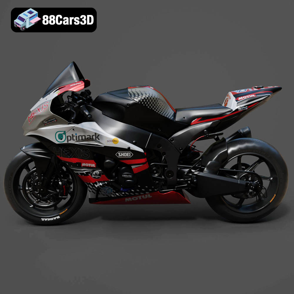 Kawasaki ZX-10R 3D Model