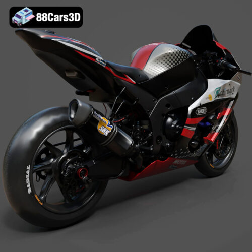 Kawasaki ZX-10R 3D Model