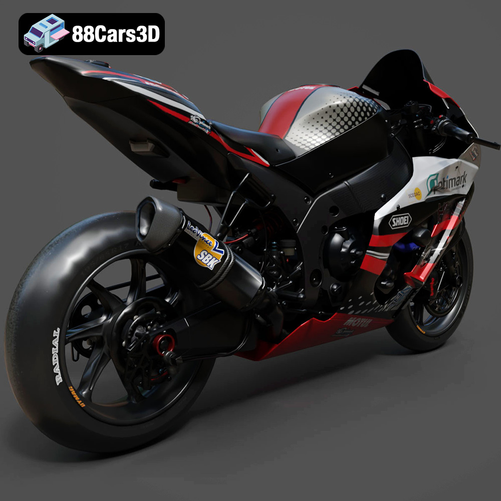 Kawasaki ZX-10R 3D Model