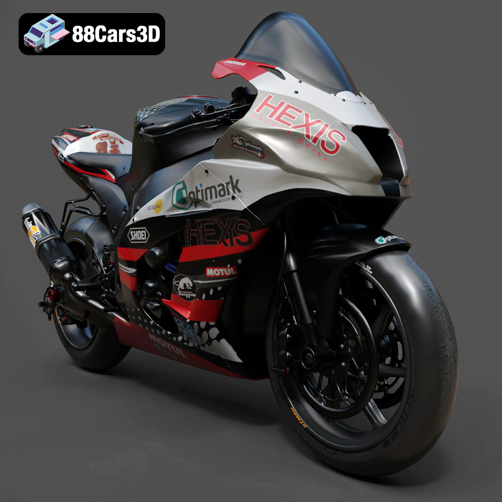 Kawasaki ZX-10R 3D Model