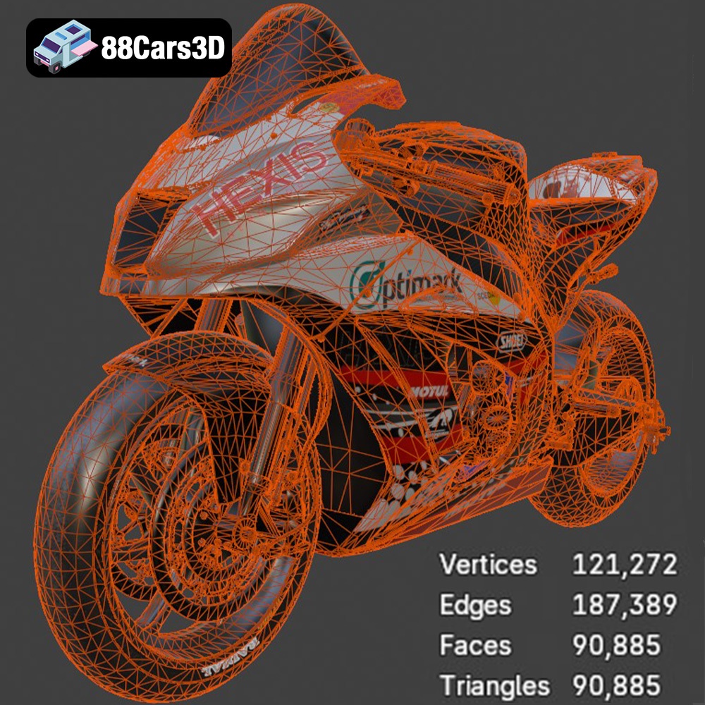 Kawasaki ZX-10R 3D Model