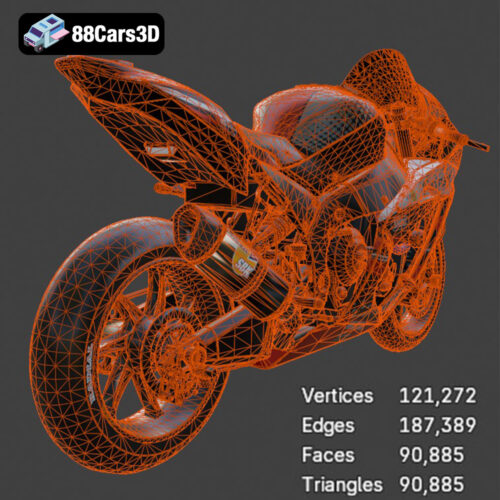 Kawasaki ZX-10R 3D Model