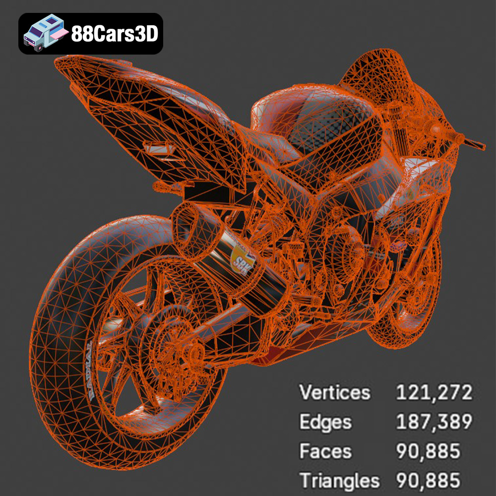 Kawasaki ZX-10R 3D Model