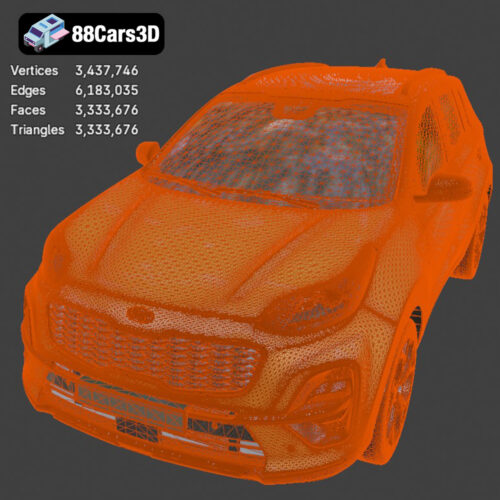 Kia Sportage 2019 3D Model