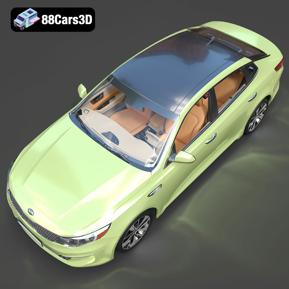 Kia K5 MX 2016 3D Model