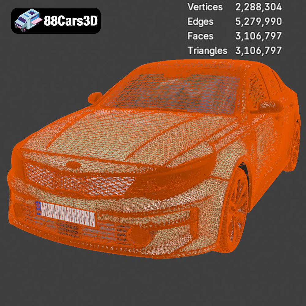 Kia K5 MX 2016 3D Model