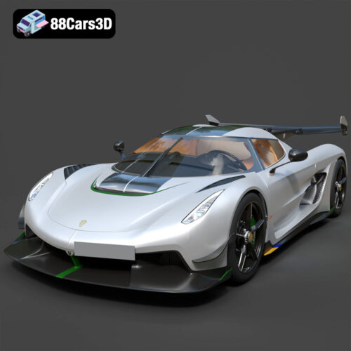 Koenigsegg Jesko 2020 3D Model