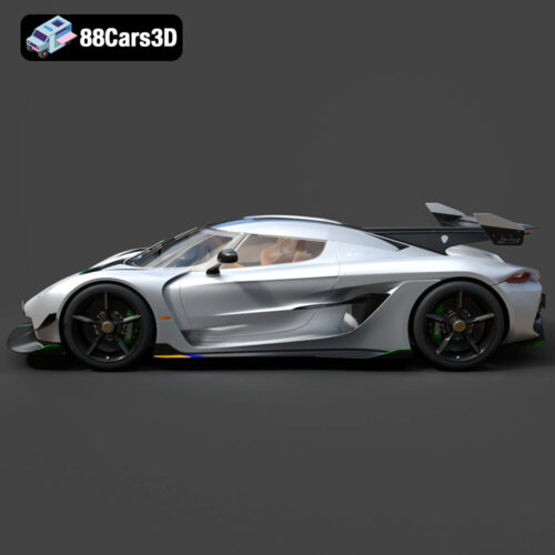 Koenigsegg Jesko 2020 3D Model