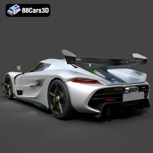 Koenigsegg Jesko 2020 3D Model
