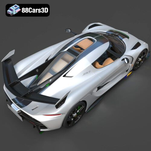 Koenigsegg Jesko 2020 3D Model