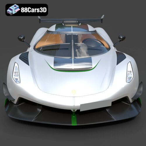Koenigsegg Jesko 2020 3D Model
