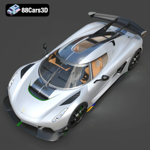 Koenigsegg Jesko 2020 3D Model
