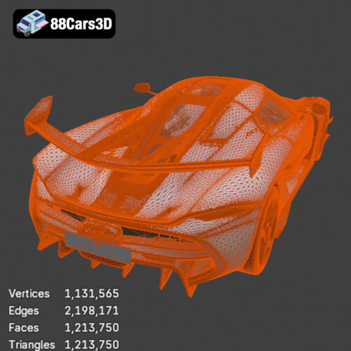 Koenigsegg Jesko 2020 3D Model