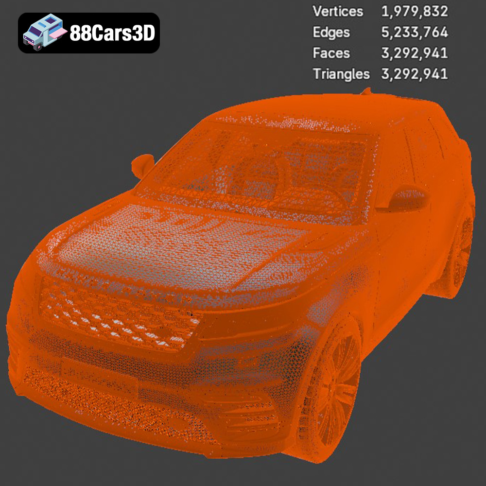 Land Rover Range Rover Velar 2018 3D Model